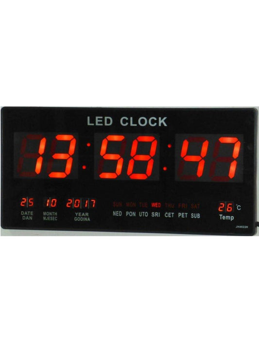 Led veliki zidni digitalni sat sa termometrom
