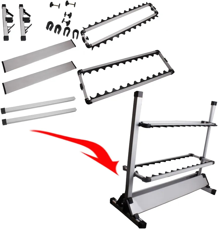 Polica za stapove aluminiumska 36 komada