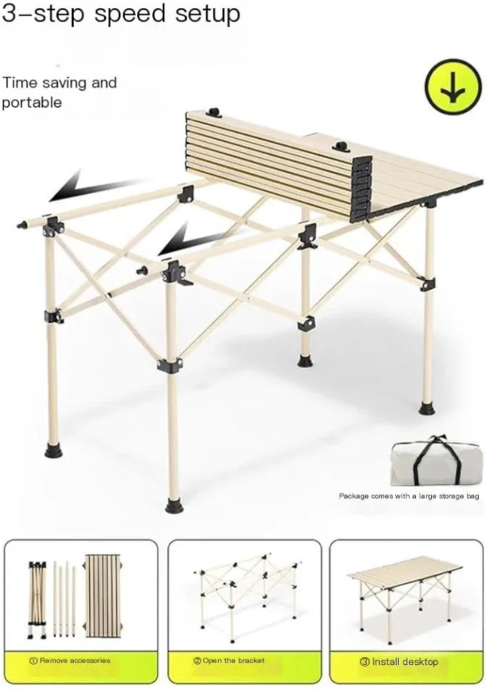 Set stola i stolica za kampovanje