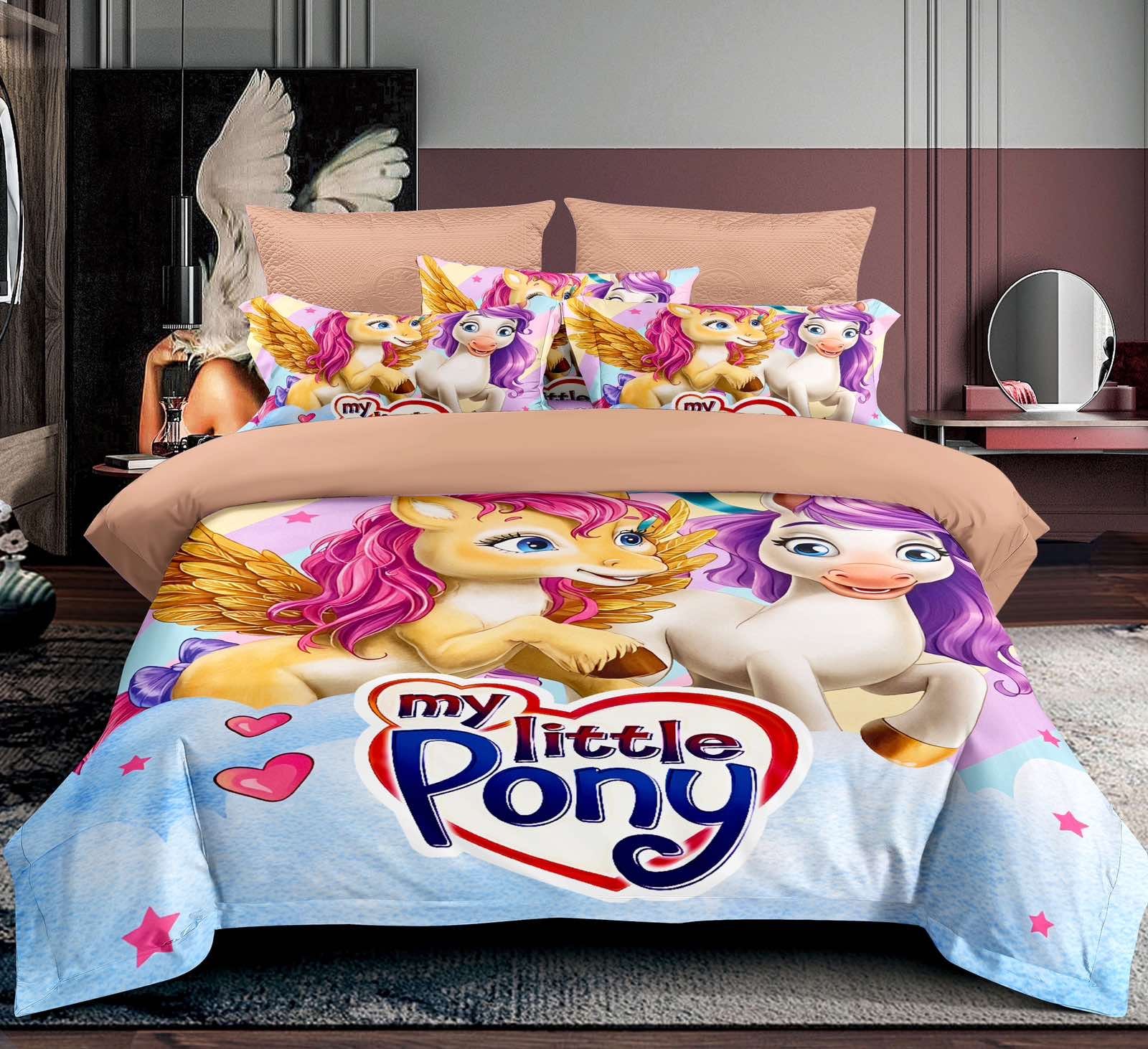 My Little Pony 5D Dečija Posteljina 140x200 – Šareni Premium Set za Singl Krevet