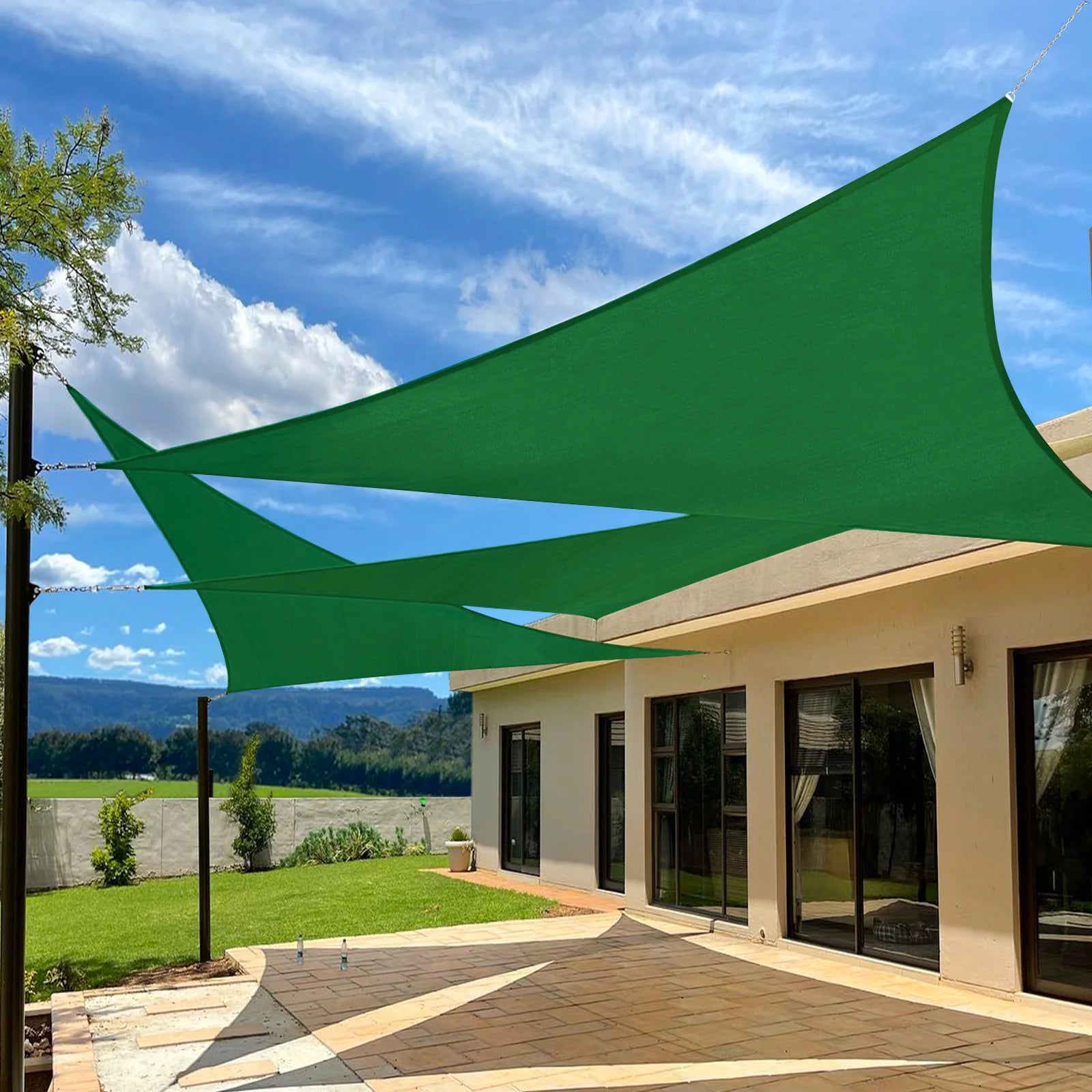 Trouglasta Tenda Ibiza – Premium Zaštita od Sunca za Dvorište, Balkon i Terasu