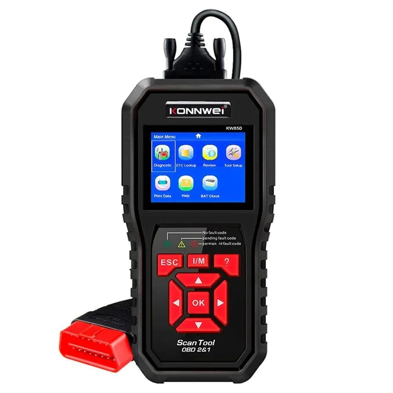 KONNWEI KW850 OBD2 Auto Dijagnostika – Profesionalni Skener sa LCD Ekranom