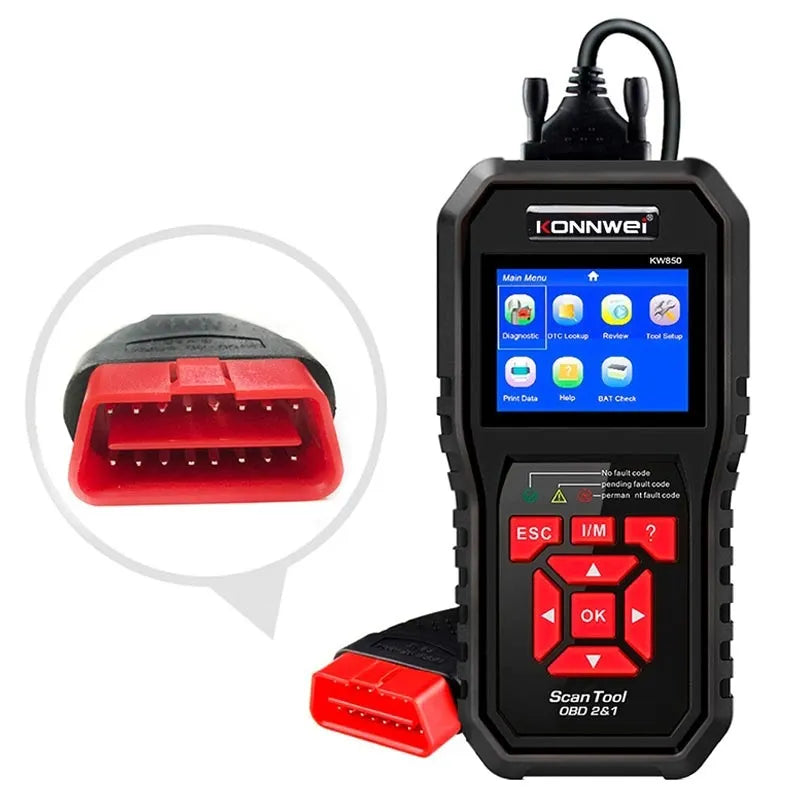 KONNWEI KW850 OBD2 Auto Dijagnostika – Profesionalni Skener sa LCD Ekranom