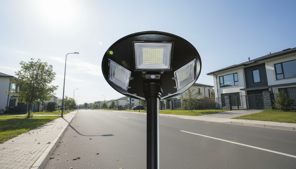 LED Solarna Ulična Svetiljka 300W – Snažno Spoljašnje Osvetljenje sa Senzorom i Daljinskim