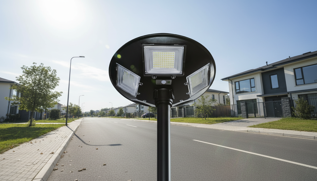 LED Solarna Ulična Svetiljka 300W – Snažno Spoljašnje Osvetljenje sa Senzorom i Daljinskim