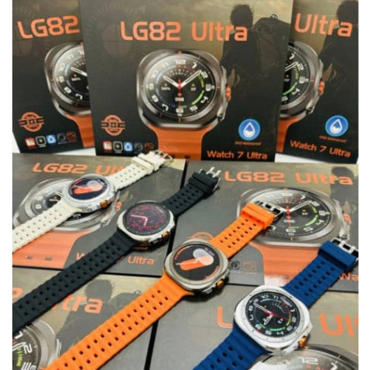 LG82 Ultra Smart Watch – AMOLED, IP68 Vodootporan, Bluetooth Pozivi | Sat za Sport, Zdravlje i Praćenje Aktivnosti
