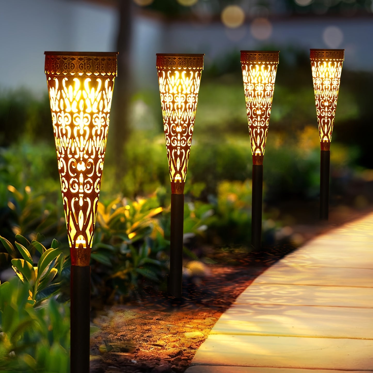 Led solarne lampe sa bordurom 6 komada