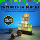 Minecraft svetlece kocke 16 delova