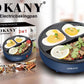 Mini električni gril tiganj Sokany 3 u 1