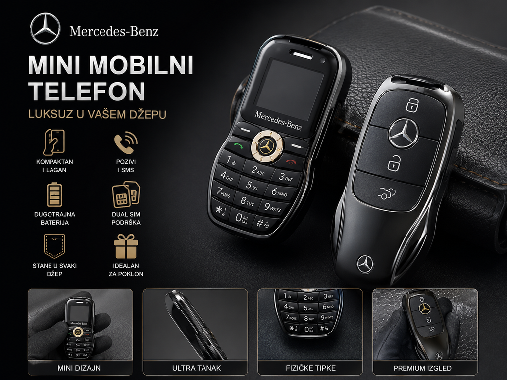 Mini mobilni telefon Mercedes Benz