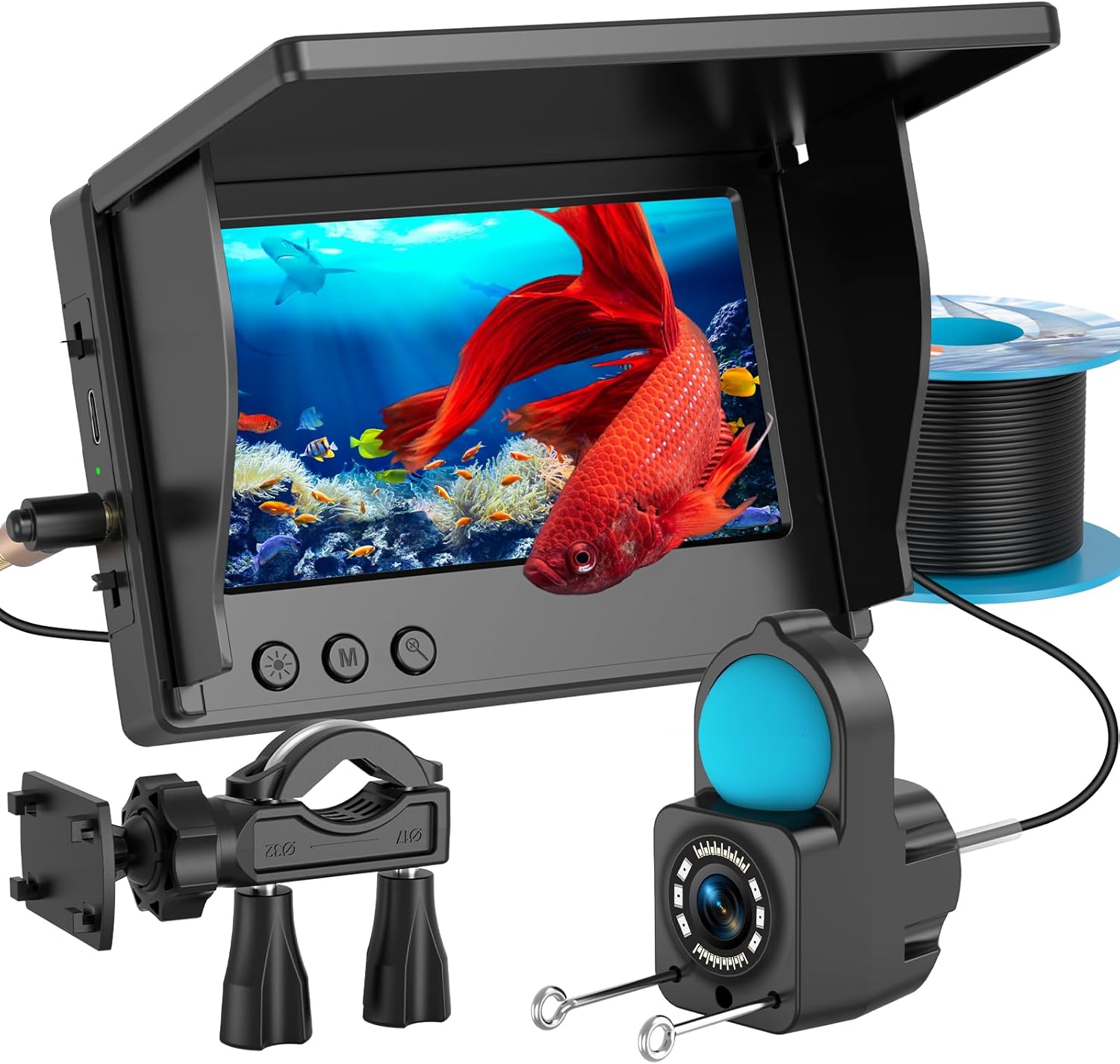 Podvodna Ribolovačka Kamera 1080P HD – Fish Finder sa LCD Ekranom 4.3" i Noćnim Vidom