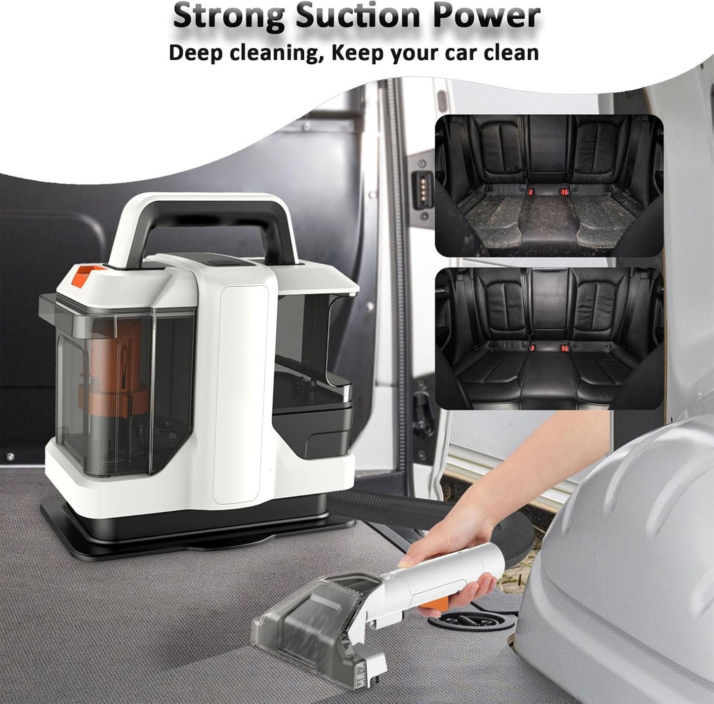 Prenosivi Usisivač za Dubinsko Pranje – Za Čist Dom i Auto Bez Muke