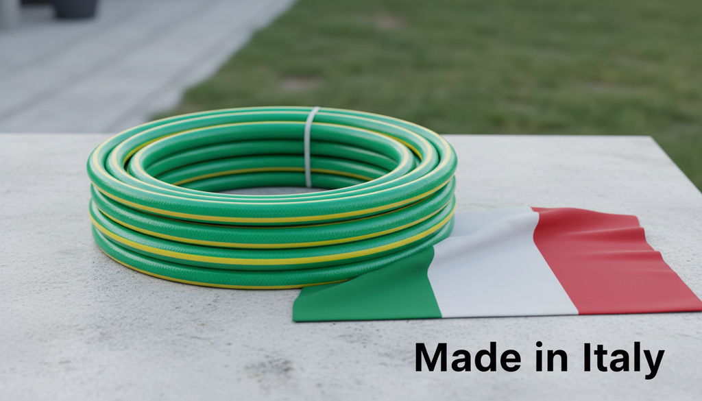 SMASH Baštensko Crevo 1/2" Petoslojno Armirano – 25m i 50m | Italijanski Kvalitet, Fleksibilno i Otporno Crevo za Zalivanje