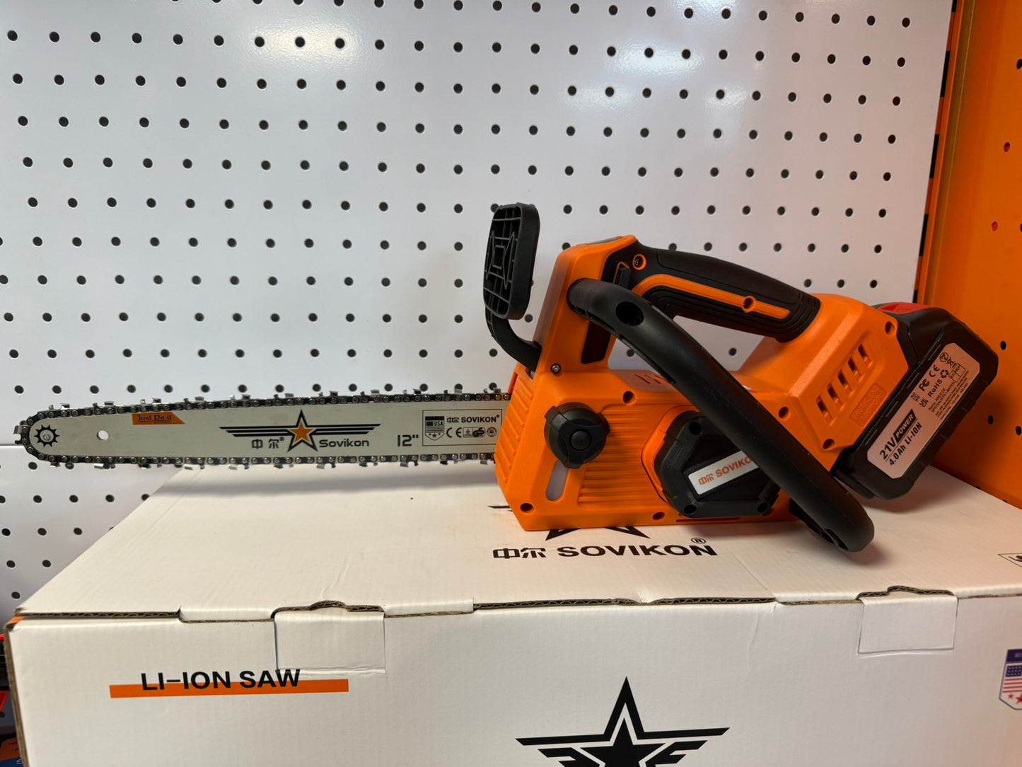 SOVIKON Aku testera 21V – 12 inča i 2 baterije