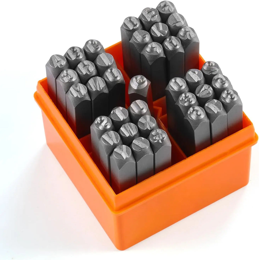 Set Brojeva i Slova za Ukucavanje 6mm – Čelični Udarači za Metal, Drvo i Plastiku