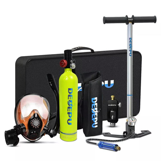 Scuba Diving - Set za ronjenje sa bocom, maskom i pumpom 1L