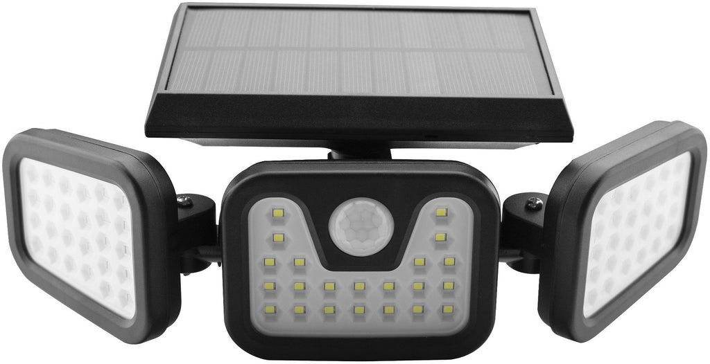 Solarni LED reflektor sa 3 glave i senzorom