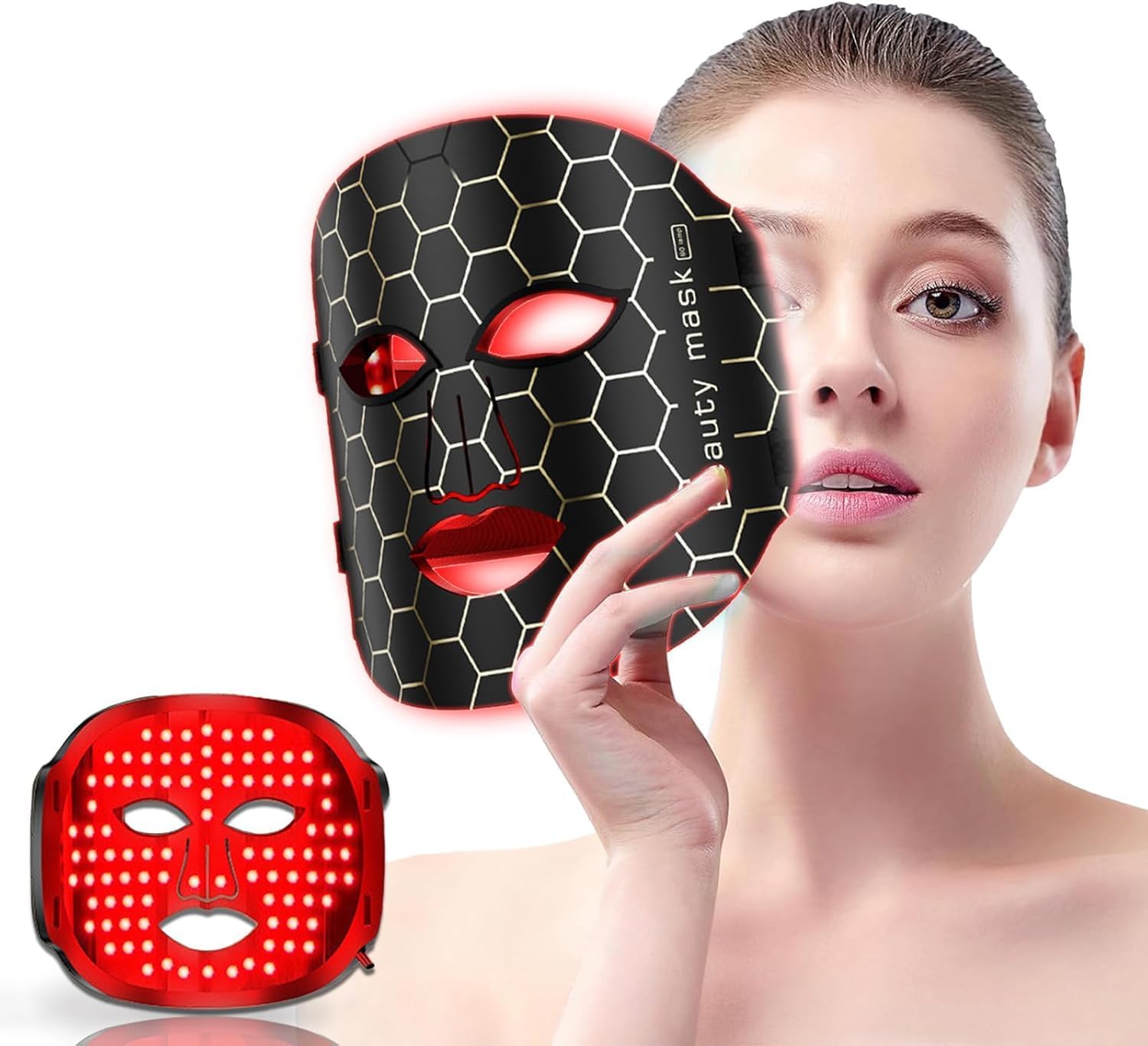 SpaLife LED Maska za Lice sa 7 Boja – Anti-Age Terapija, Podmlađivanje i Hidratacija + Daljinski Upravljanje