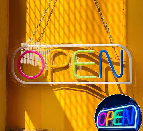Svetleca reklama OPEN – Kokos Shop