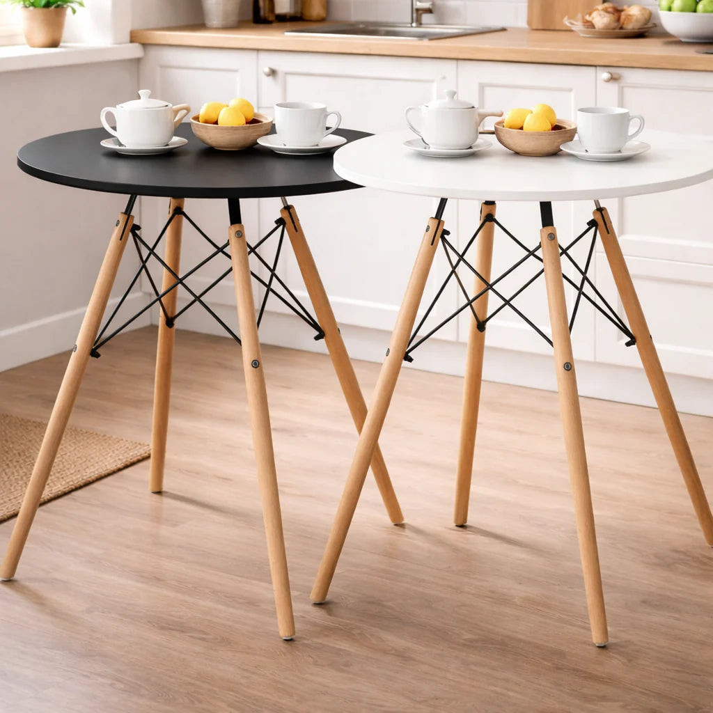 Trpezarijski Sto Rotondo 80 cm – Moderan Okrugli Sto za Kuhinju i Trpezariju