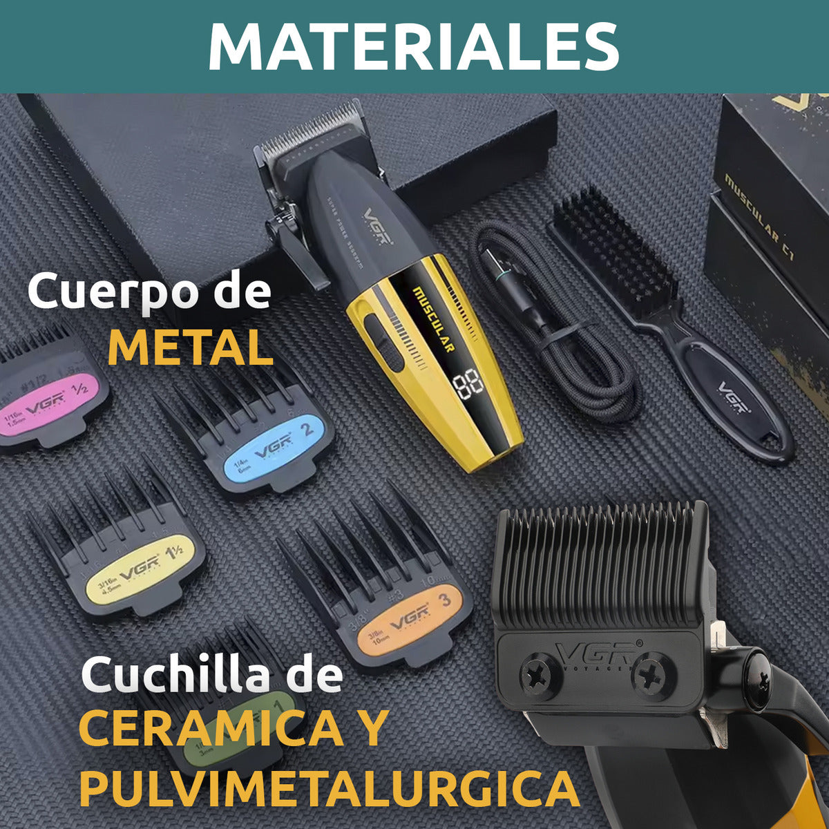 Profesionalna mašinica za šišanje VGR V-285 Muscular C1