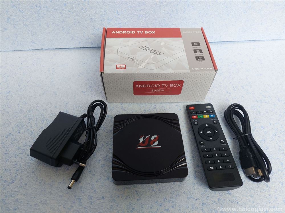 Android TV Box U8 1GB+8GB Quad Core Android 9.0 Tv Box 4K