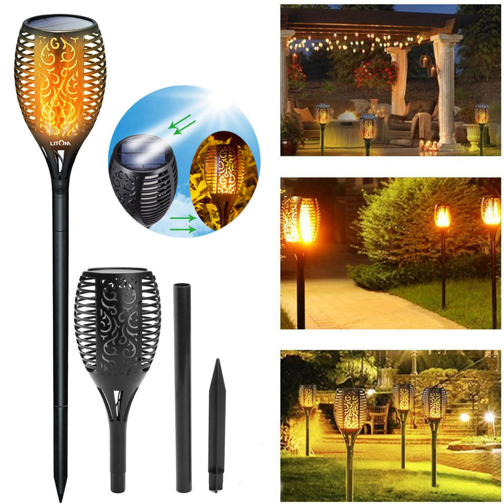 Solarna LED lampa Imitacija baklje sa LED diodama