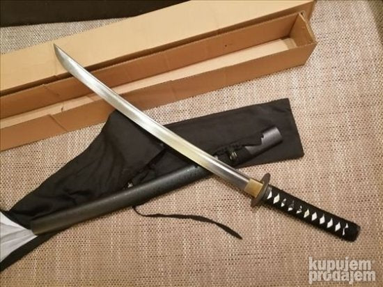 Katana mac hladan čelik Vrhunska prava KATANA 100cm