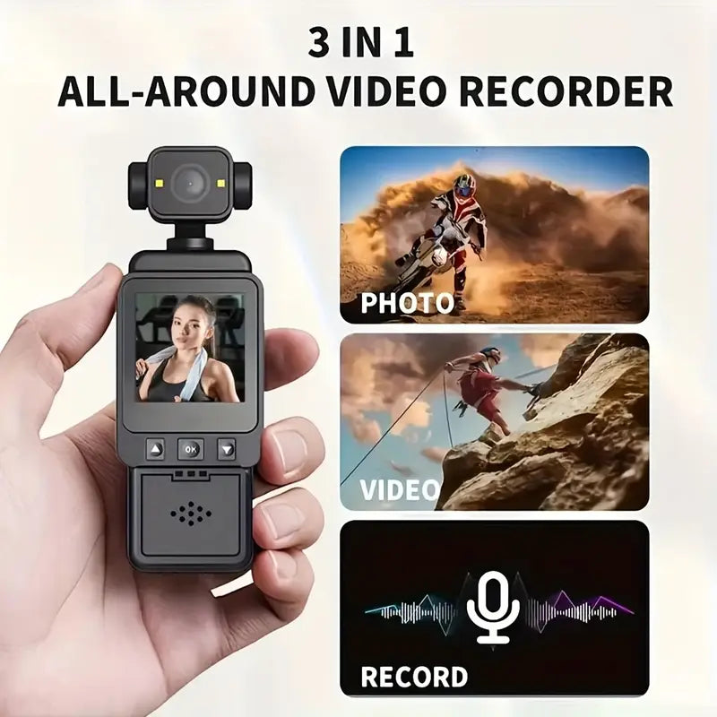 Sportska WiFi body kamera 4K sa ekranom