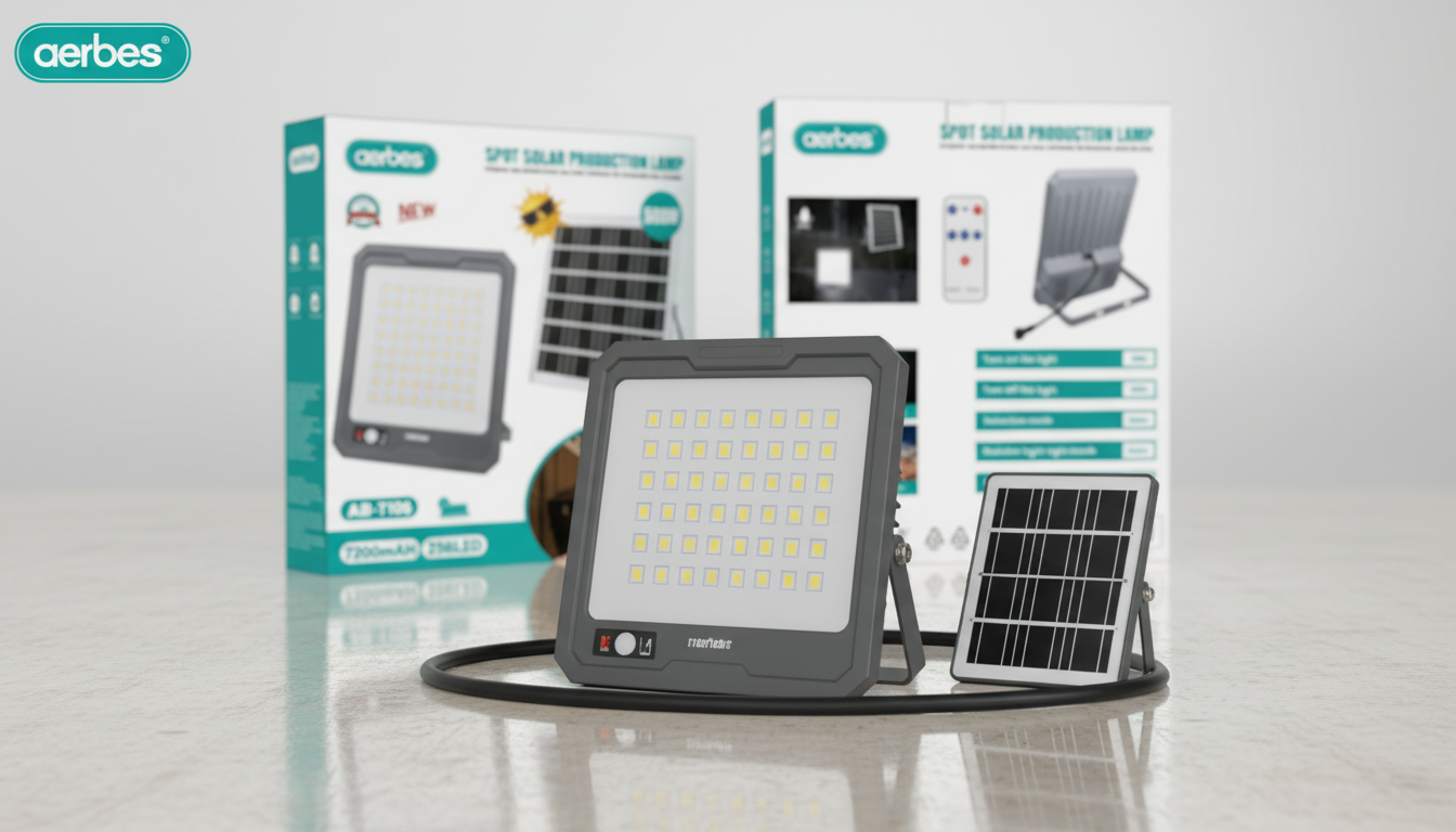 Solarni LED Reflektor sa Odvojenim Panelom – Jako Osvetljenje, Ušteda Struje, Vodootporan