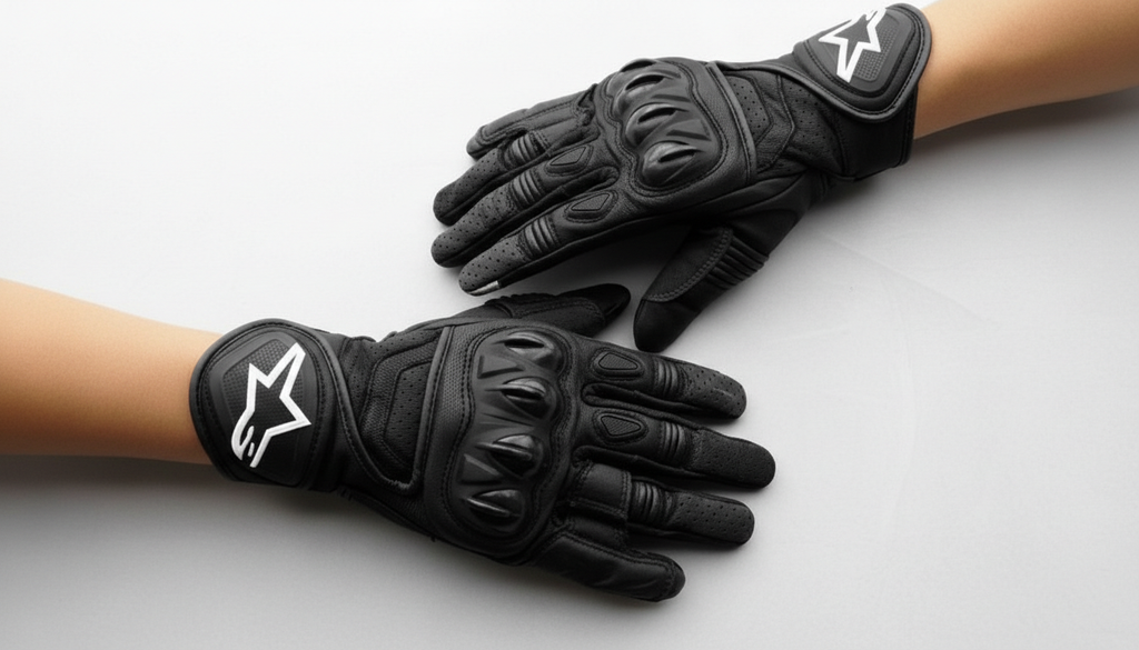 Alpinestars Kožne Rukavice za Motor – Crne Moto Rukavice sa Protektorima