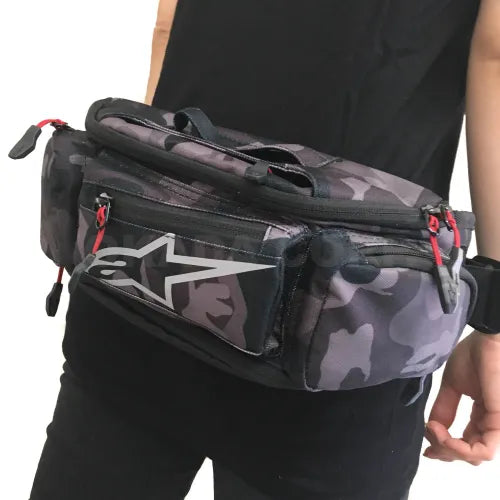 Alpinestars torbica za motor oko struka Maskirno Siva
