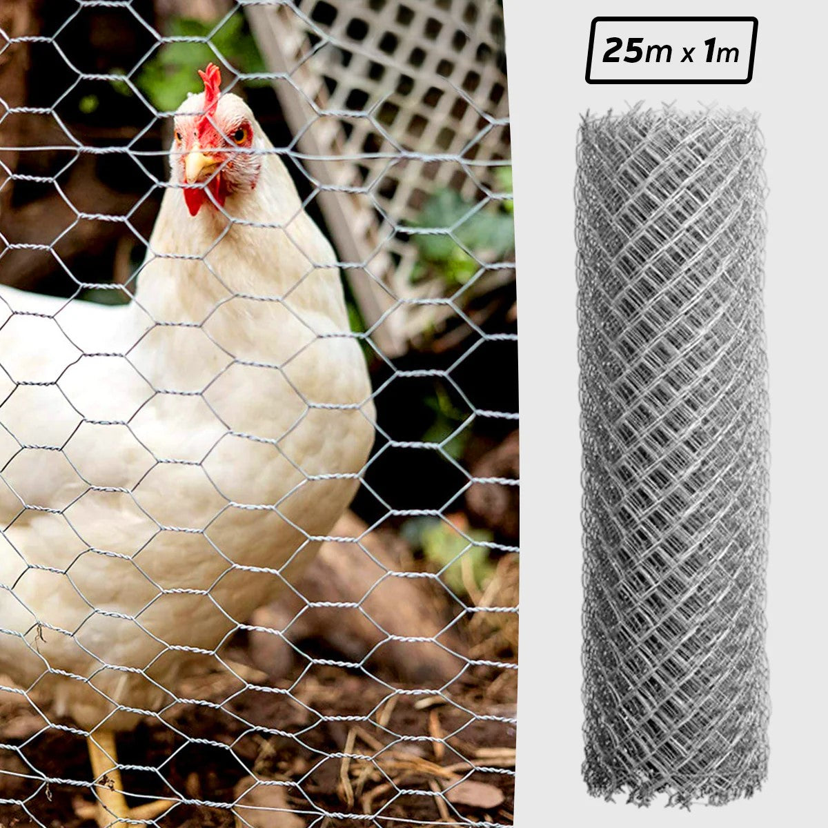 Žica za ćumez kokošinjac 25m x 1m