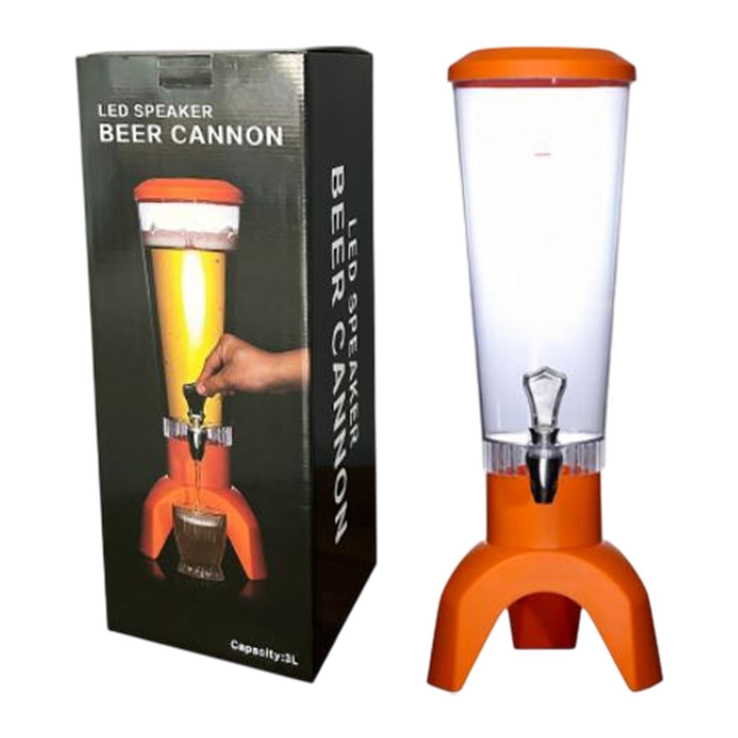 Tocilica za pivo sa zvucnikom i led svetlom
