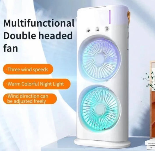 LED klima sa dva ventilatora i ovlaživačem vazduha