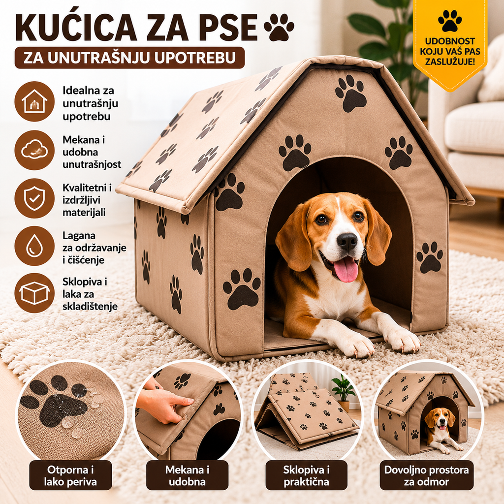 Kucica za pse unutrašnja