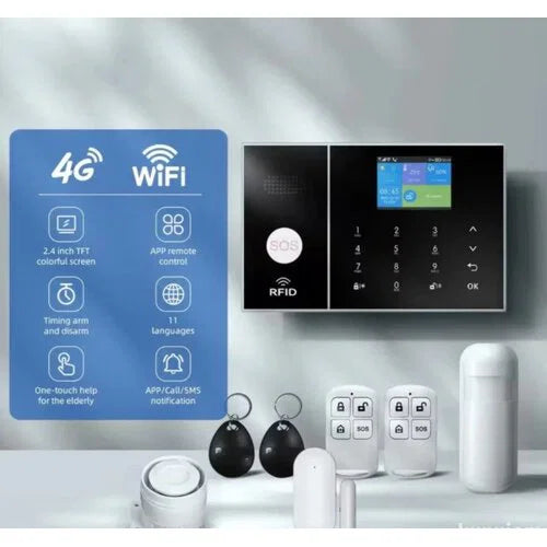Pametni GSM Alarmni Sistem za Kuću i Stan – Bežični Sigurnosni Alarm sa Daljinskom Kontrolom