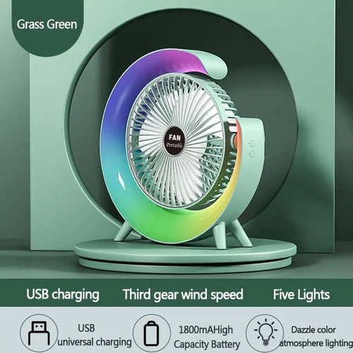 Stoni Ventilator sa 3 Brzine i led svetlom