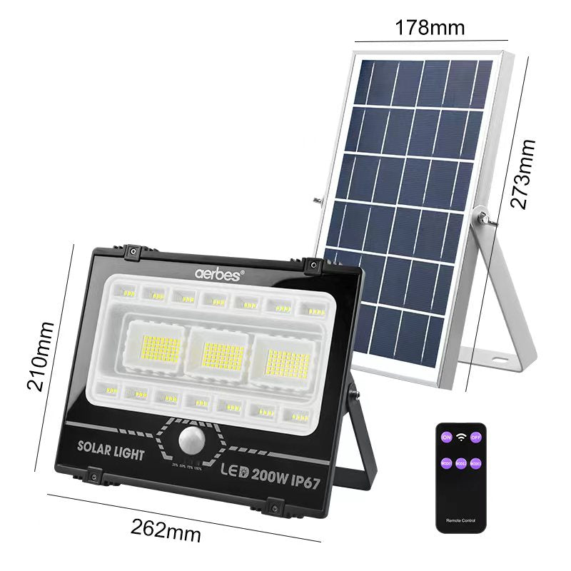 Solarni reflektor sa odvojenim panelom i senzor pokreta 200w