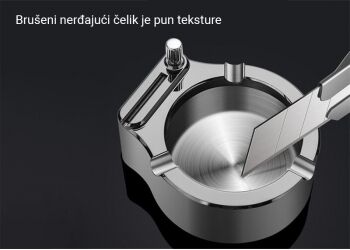 Pepeljara sa metalnim upaljačem