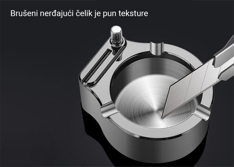 Pepeljara sa metalnim upaljačem
