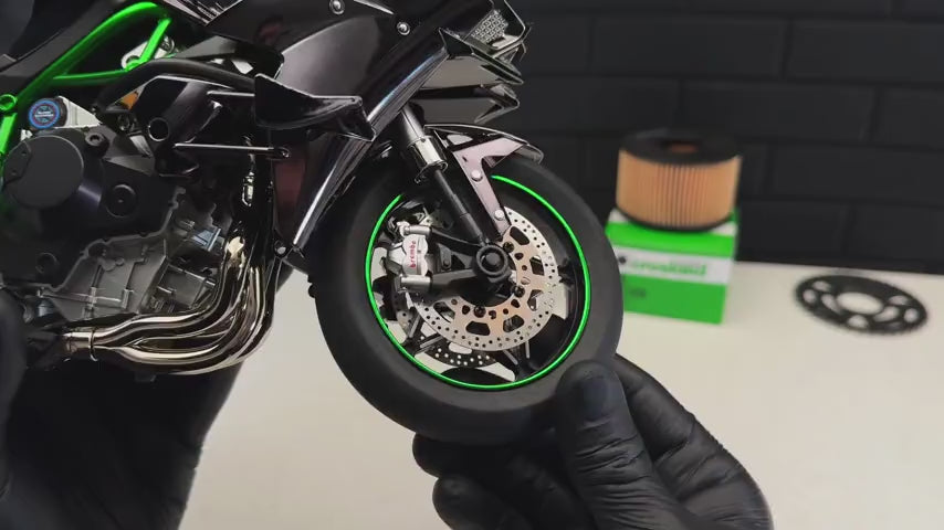 Kawasaki Ninja H2R Miniatura Motora