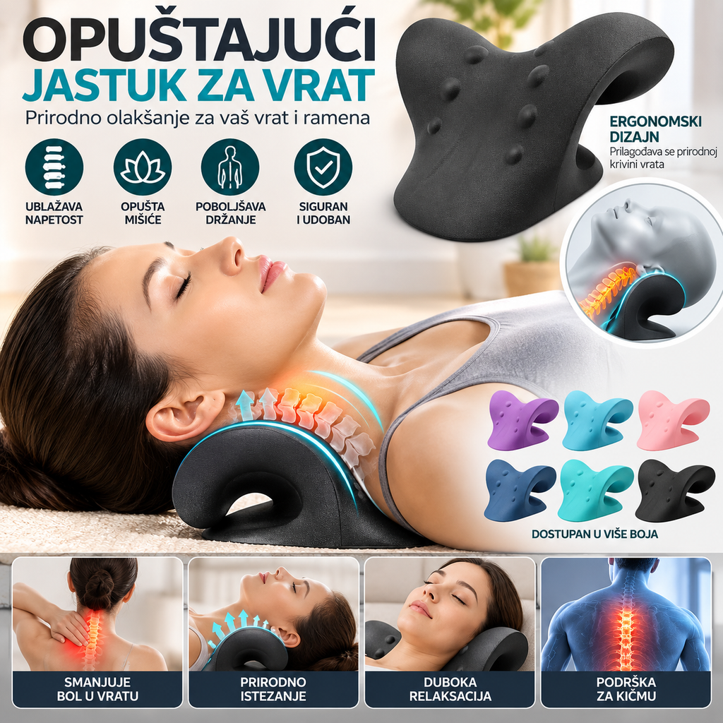 opustajuci jastuk za vrat