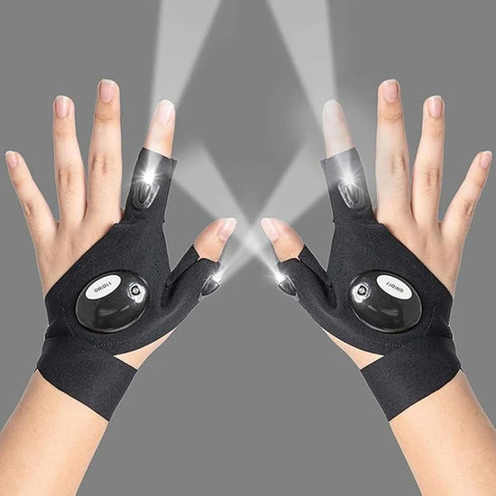 Rukavice sa led svetlom za rad u mraku