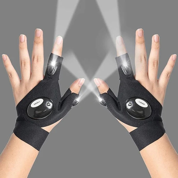 Rukavice sa led svetlom za rad u mraku