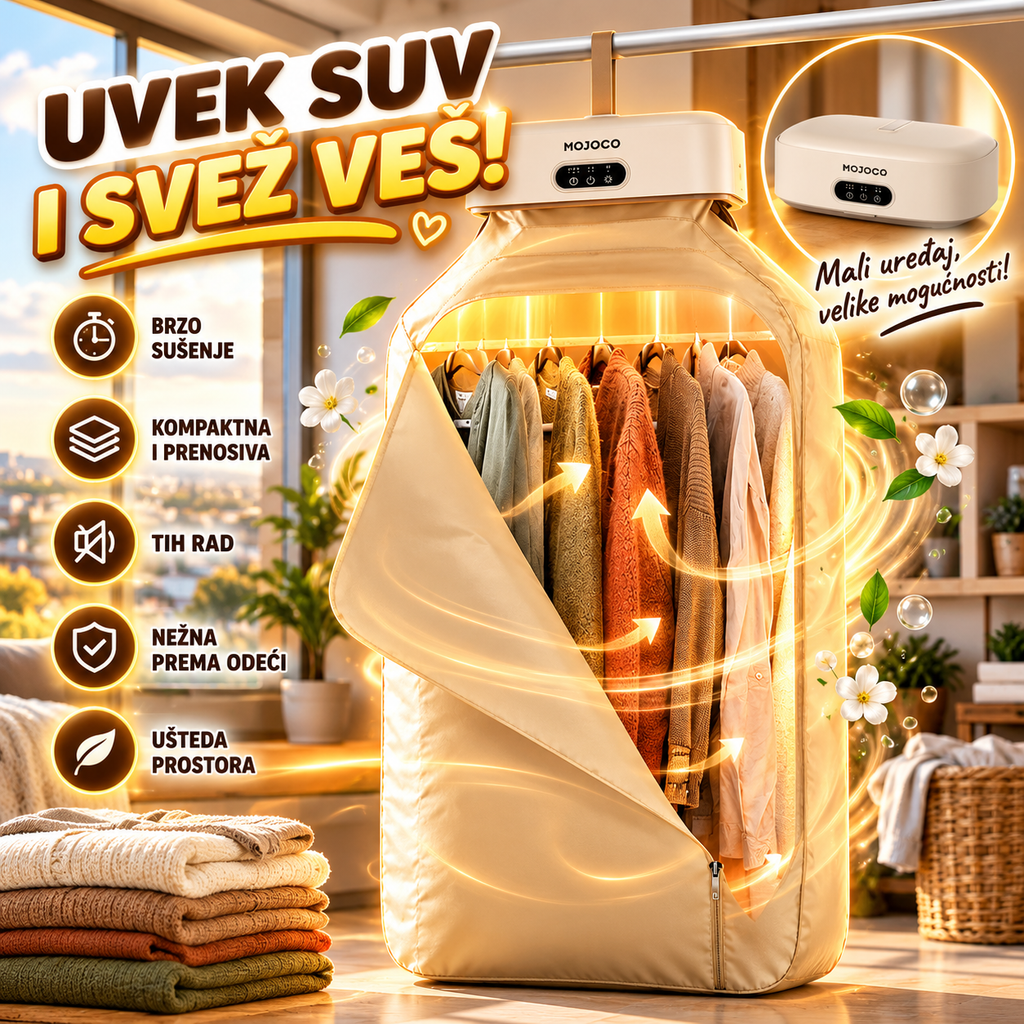 Prenosiva mašina za sušenje vesa