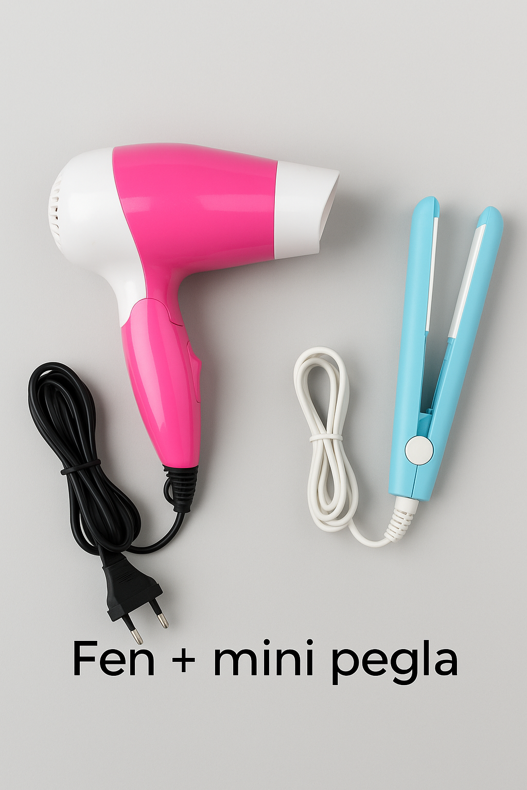 Mini putni set Fen + Pegla za kosu
