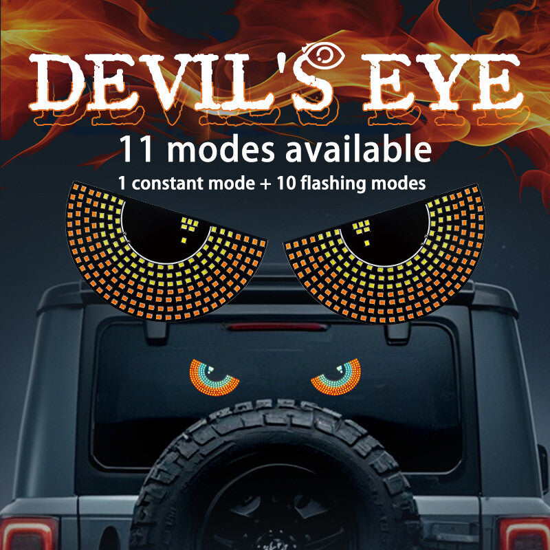 LED Devil Eyes Svetla za Auto – RGB Ambijentalna Svetla za Vetrobansko Staklo sa Daljinskim Upravljačem | Univerzalna Auto LED Dekoracija