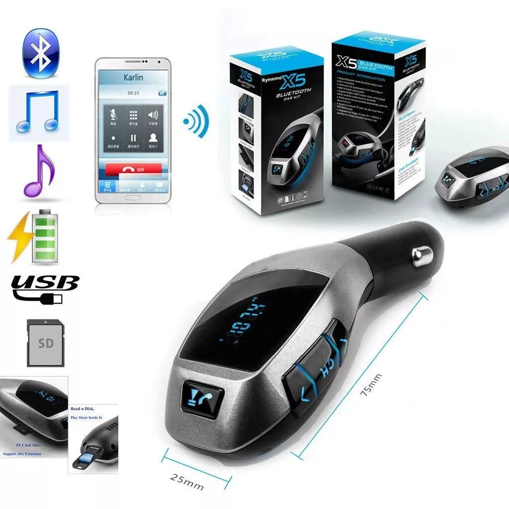 X5 transmiter MP3 FM Bluetooth